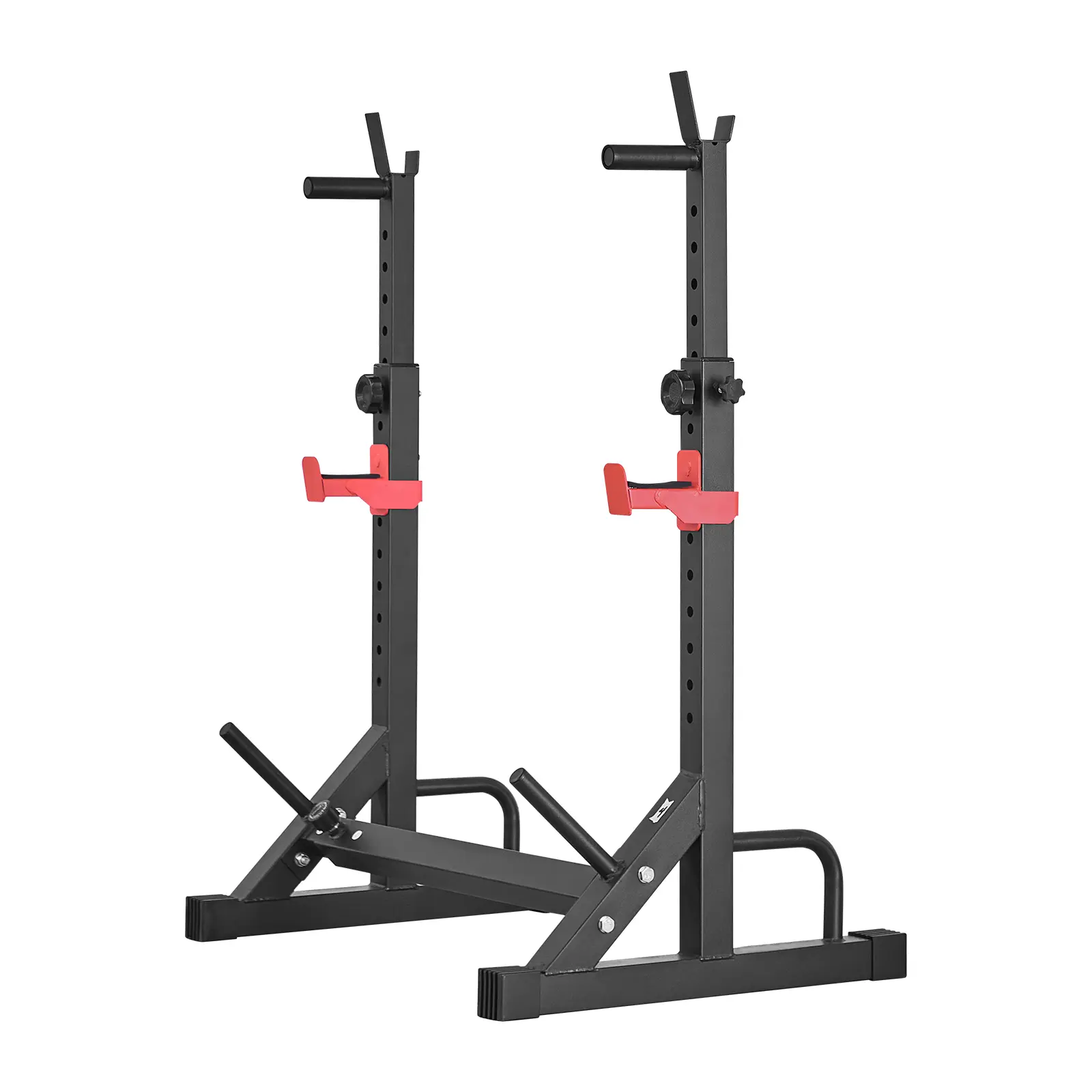 Power Cage Squat Rack, Weight Lifting, Customize Height & Width