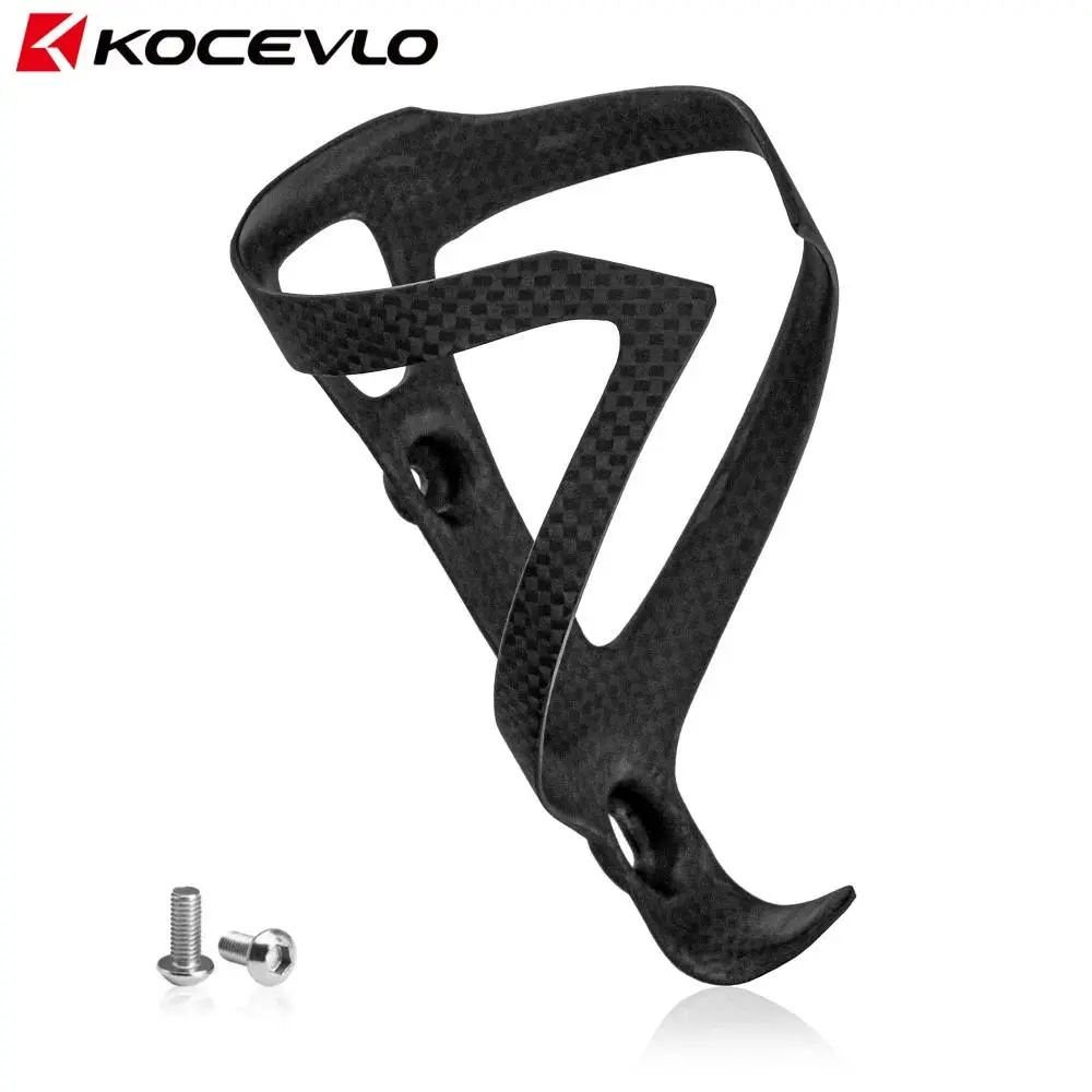 KOCEVLO RXL Lightweight Bicycle Bike Cycling Carbon Bottle Cage 22g Mtb Holder Black 3K carbon Matt