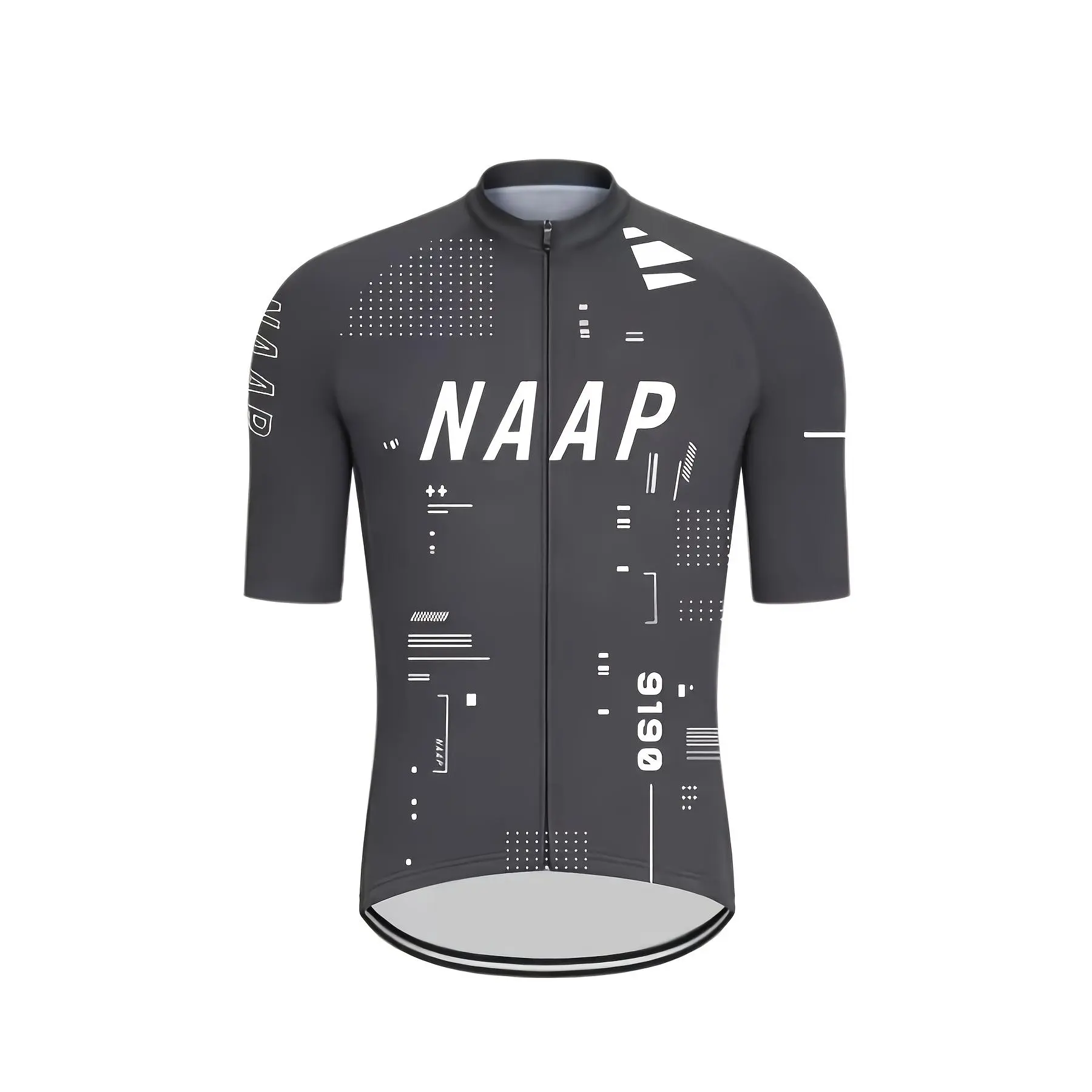 Men's Short Sleeve Cycling Jersey, Lightweight Polyester Top with Elastic Fit, Moisture-Wicking Cycling Gear for Road and Mountain Biking, Road Cycling