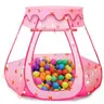 Sumbababy kids Ball Pit Princess Tent Toys with 50 Balls Birthday Gift Indoor Outdoor Foldable Colorful Playspace Playhouse kids outdoor play