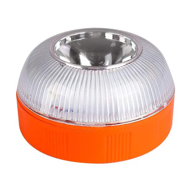 V16 Multi-purpose LED Road Flare - Compact 8.5x5.2cm Automotive Temporary Traffic Warning Light, Bright LED Beads, Durable Outer Shell, Stable Light Output, Long Service Life, Portable Lamp for Road Construction
