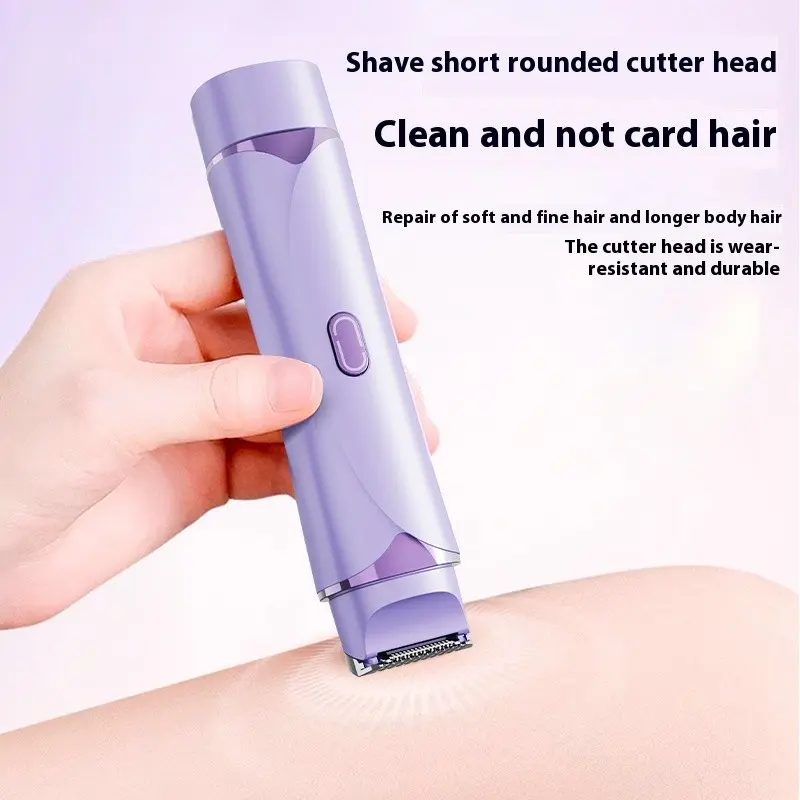 Dual-Head Electric Hair Remover, Full Body Shaving, Compact and Lightweight, 90-Minute Battery Life, Ideal for Parties, Dates, Travel