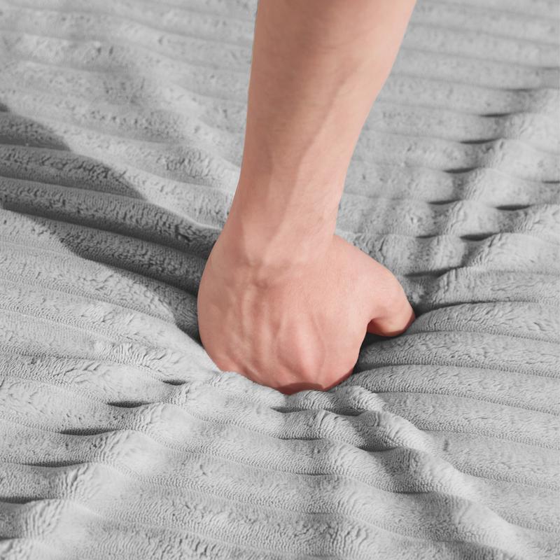 No Assembly Modular Sectional Sofa, Boneless Couch for Living Rooms,  131" U-Shaped Sectional with Chaise Lounge & Deep Seating, Cloud-Like Luxe Corduroy Sectional, Spacious Seating, Double Chaise Lounge Sofa, Designed for Ultimate Comfort