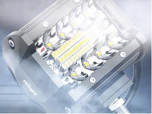 Nilight 4 Inch 60W Triple Row Spot Flood LED Pods (Pair)