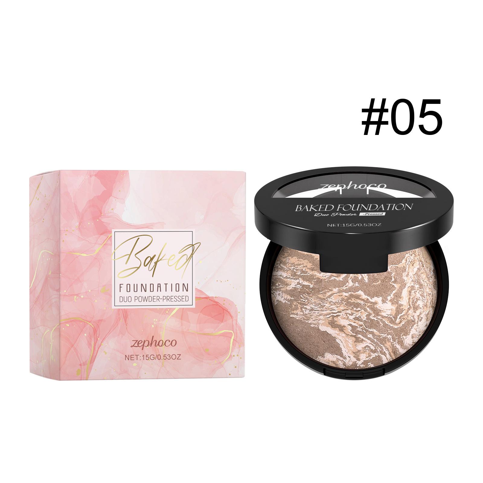 Concealer powder series, setting light and fit delicate mist makeup effect replenishment portable concealer powder