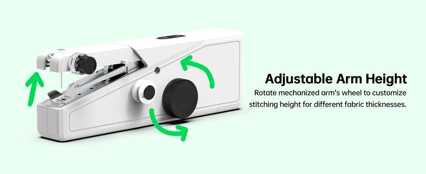 Sewing Machine for Beginners - Mini Sewing Machine, Complete Sewing Kit & Accessories - Easy Stitching for Home, Travel & DIY Repairs, Black