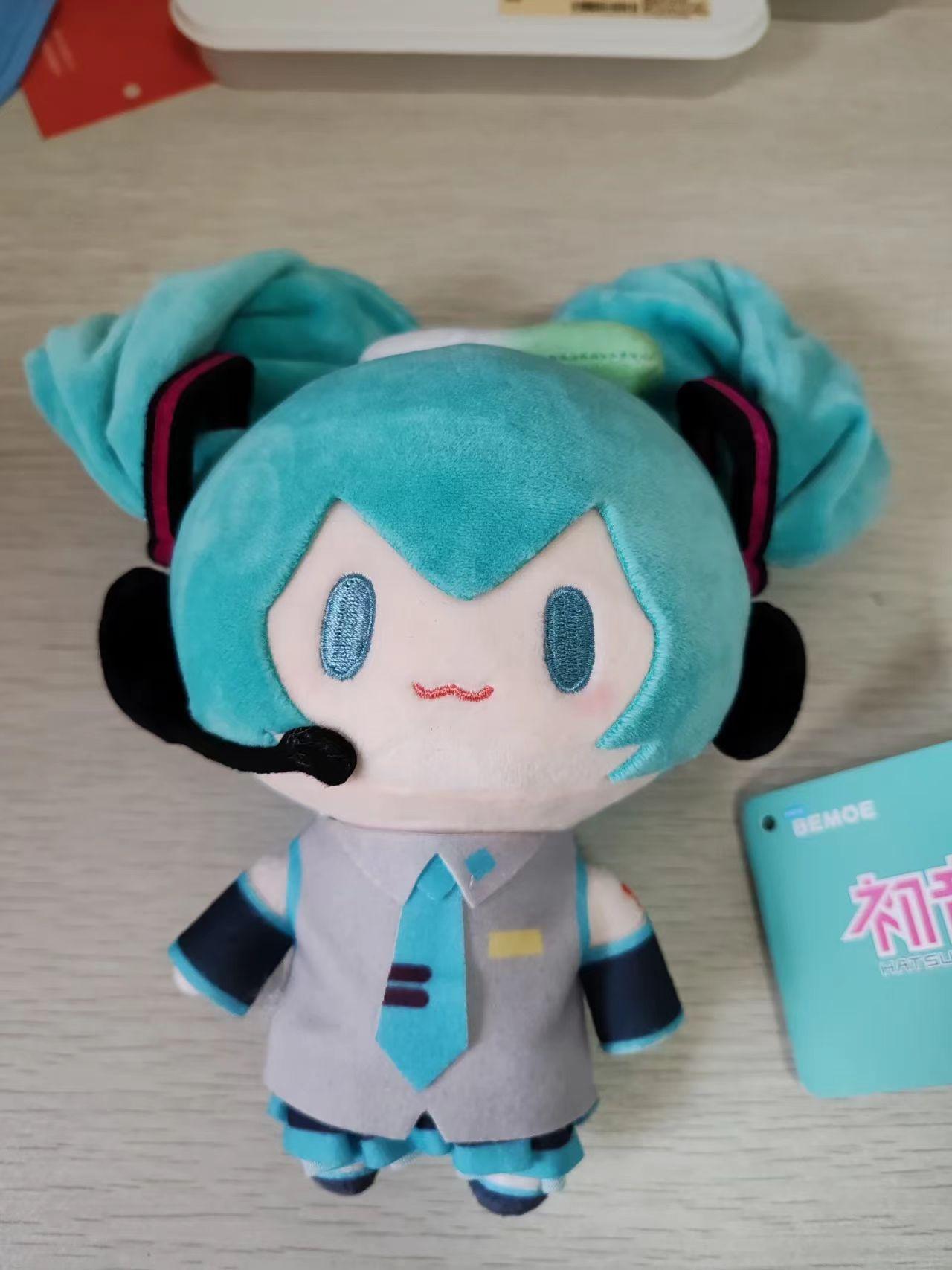 15cm Hatsune Miku Fufu Plush Doll Kawaii Q Version Figure Plush Doll Anime Presents Girlfriend Stuffed Toy Collection Gift