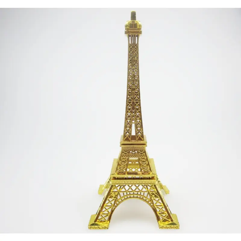 Best-selling golden Paris Eiffel Tower model creative window display piece metal craft European-style home Home Decoration