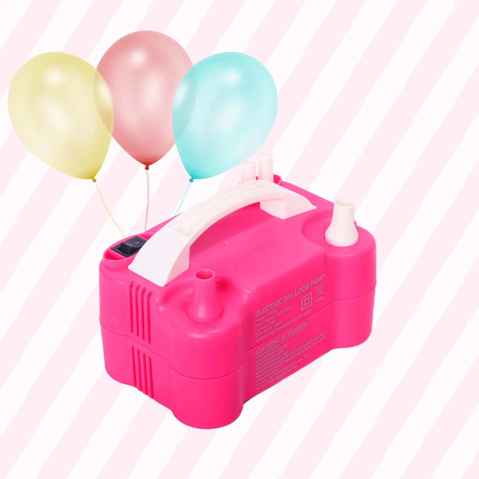 Compact Portable Electric Balloon Pump - Inflator Machine for Home Festive & Party Decorations, Balloon Decor, Housewarming Supplies