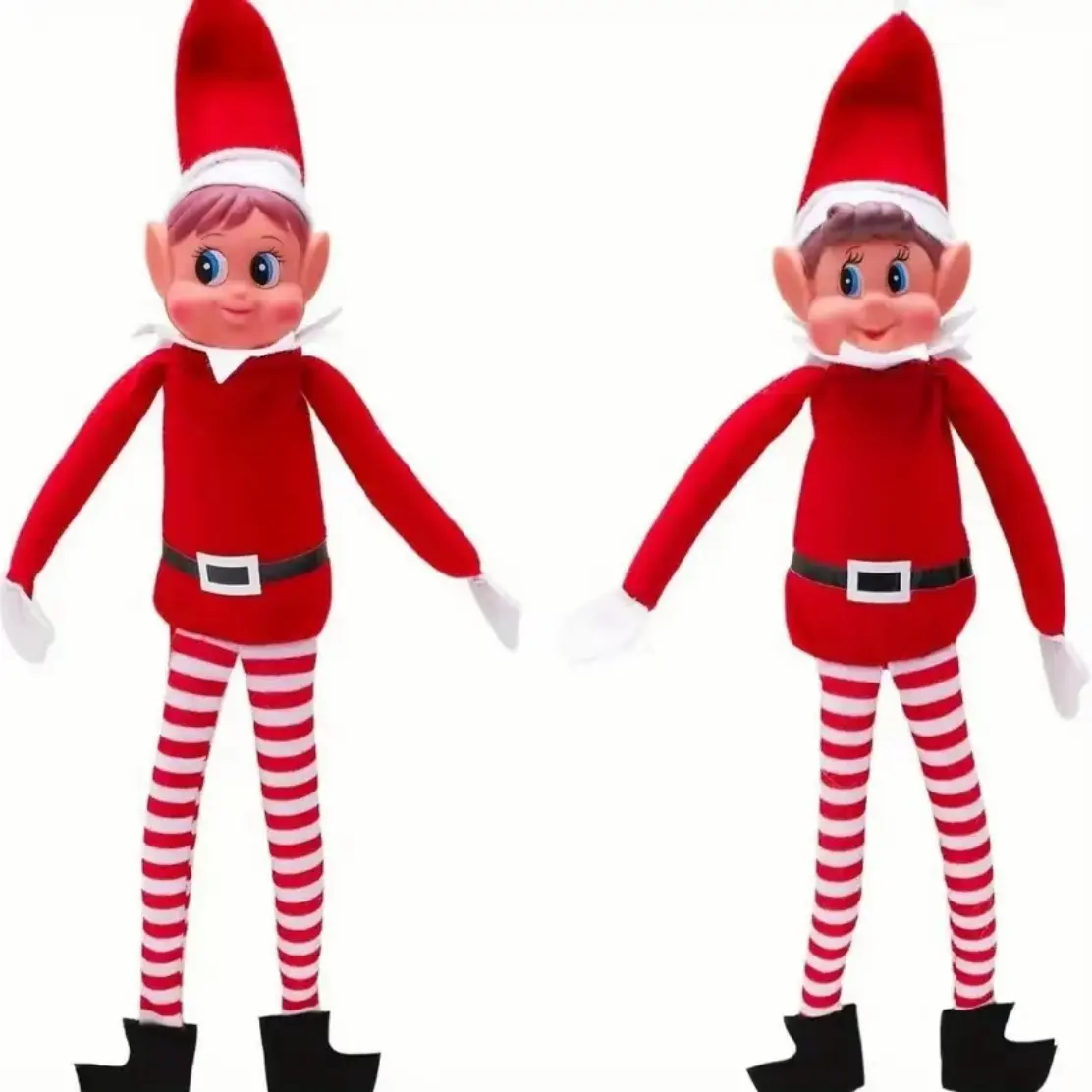 Festive Plush Christmas Dolls, Unique Holiday Figurines, Soft Stuffed Toys for Xmas Decorations, Perfect Gift for Kids & Adults