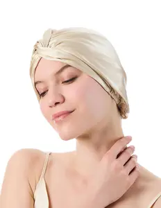 100% Mulberry Silk Sleep Cap Headband for Girls - Anti-Frizz Hair Care, Prolongs Blowout Results, Supports Skincare Routine accessories