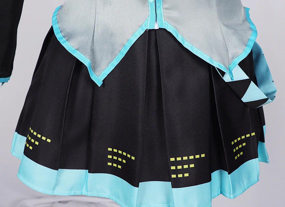 Anime Character Performance Clothes Hatsune Miku MIKU Anime Clothes Cosplay Clothes JK Skirt Same Suit Wig Accessories Halloween