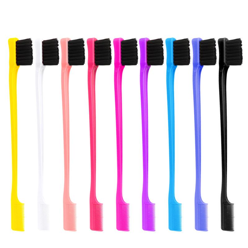 Bling Hair Gifts Bangs brush for hair, Bristle Hair Brush Edge Control Brush Teasing Comb for Women