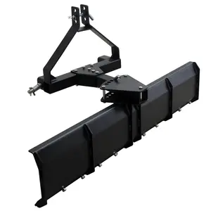 42 Inch Heavy Duty Box Scraper Tow Behind Attachment for ATV UTV Lawn Tractor, Powder Coated Land Leveler Grading Blade for Landscaping Farm Agriculture