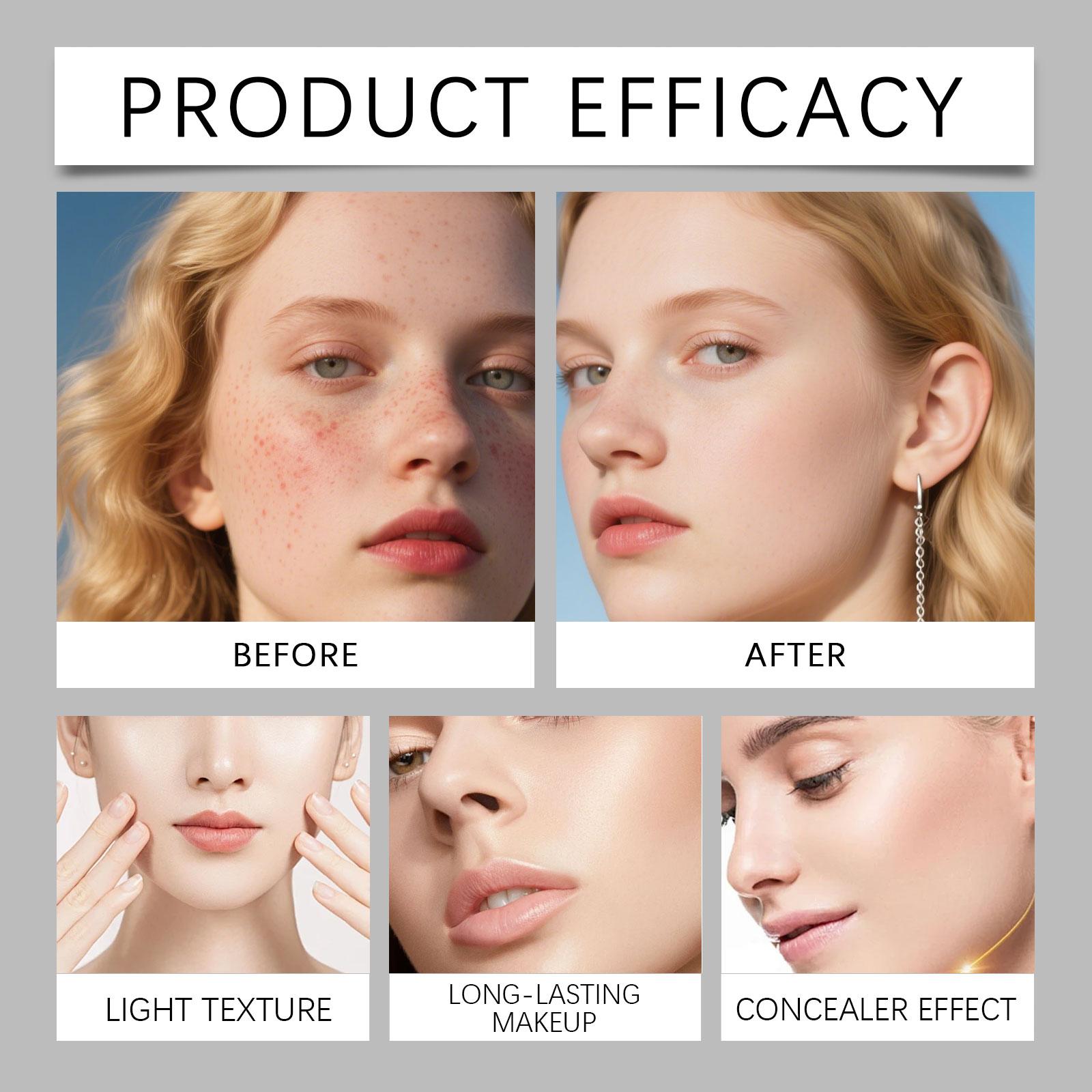 Natural Color Two-In-One Transforming Foundation Stick, Lightweight Hydrating, Natural Finish, Non-Caking, Thin and Transparent Foundation