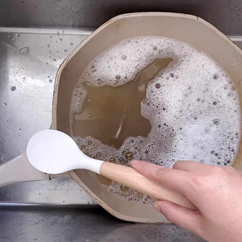 1pc, Multifunctional Long-Handled Kitchen Cleaning Brush - Durable Bristles, Suitable for Pots, Dishes, And Pans - Ideal for Use in Bathrooms, Bedrooms, Living Rooms, And Outdoors, Powerful Kitchen Cleaning Brush