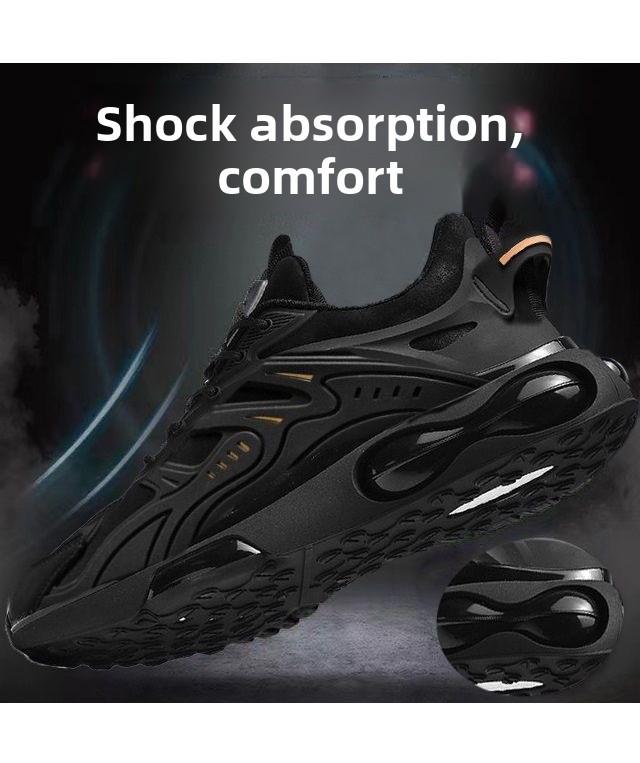 Men's Shoes 2026 Spring and Autumn New Breathable Shoes Men's Trendy Versatile Thick-Soled Casual Sports Shoes Mesh Dad Shoes