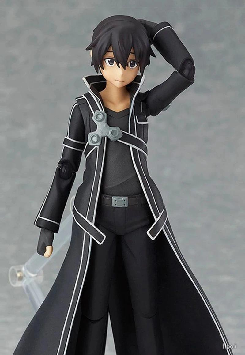 Sword Art Online Kirito Kirigaya Kazuto And Asuna Yuuki Anime Figure Standing Model PVC Detachable Collectible Desktop Ornament