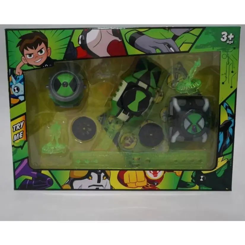 Hot Omnitrix Watch Ben10 Popular Toys Watch Glowing Sound Projection Watches Toys For Men Gift