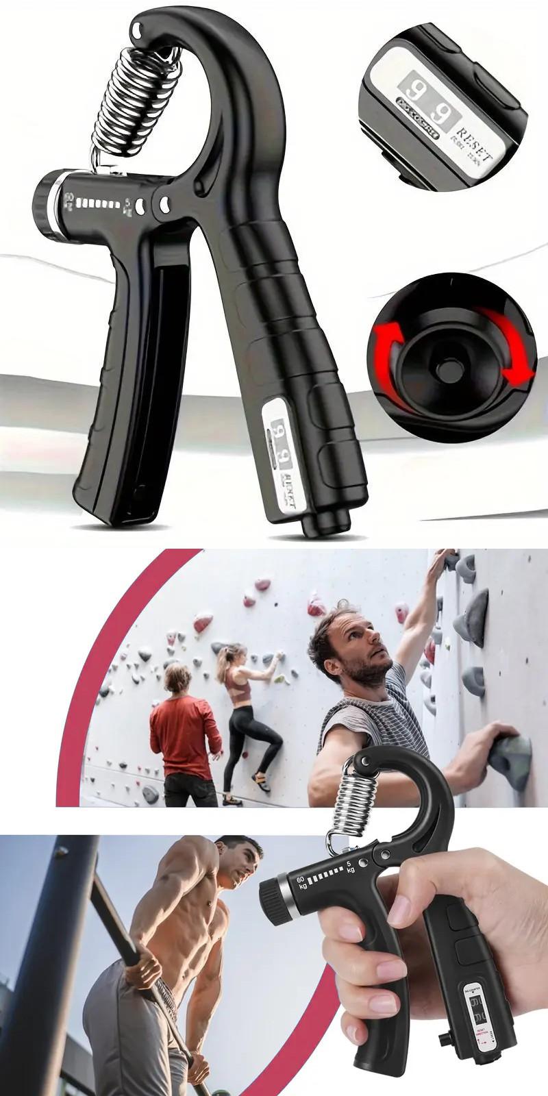 All-in-One Grip Strength Trainer 5Pcs Hand Exerciser Kit for Men Women Forearm Training with Compact Size and Easy Storage Solution