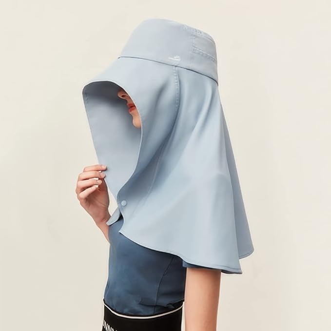 [Mother's Day Gifts]Summer Outdoor UV Protection Sun Hat for Women, Neck Flap Beach Cap, Lightweight & Breathable Wide Brim Design