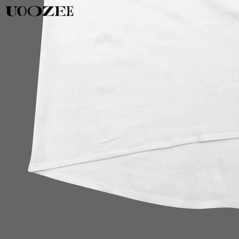 UOOZEE Women's Summer Cotton Blouses - Off Shoulder Long Sleeve Tops in Solid Color for Casual Wear High-Quality Material Multiple Color Options T-shirts