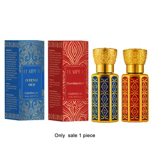 15ML Middle Eastern Floral Aromatherapy Essential Oil, Cotton Candy Sweet Scent, Sandalwood Woody Fragrance, Long-Lasting Body Massage Oil