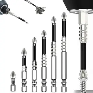 6PCS K5 Impact Resistant Non Slip Bit, High Magnetic Screwdriver Drill Bit Set, Magnetic Screwdriver Set, Screwdriver Bit Set