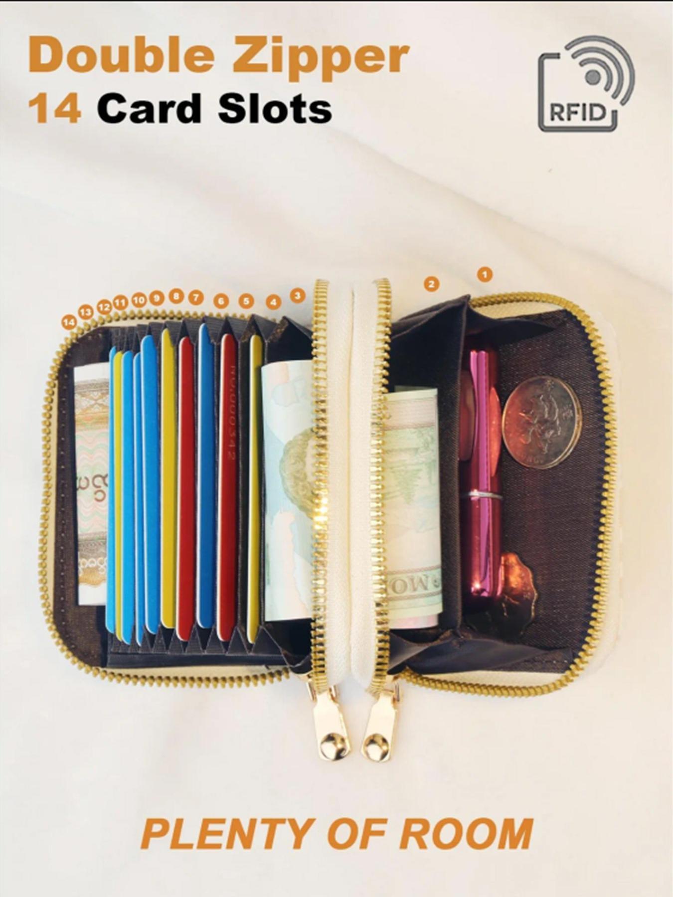 Fashion Leopard Pattern Zipper Card Holder, 2024 New Style Casual Versatile Card Holder for Women, Trendy All-match & Exquisite Card Holder for Daily Use, Purse