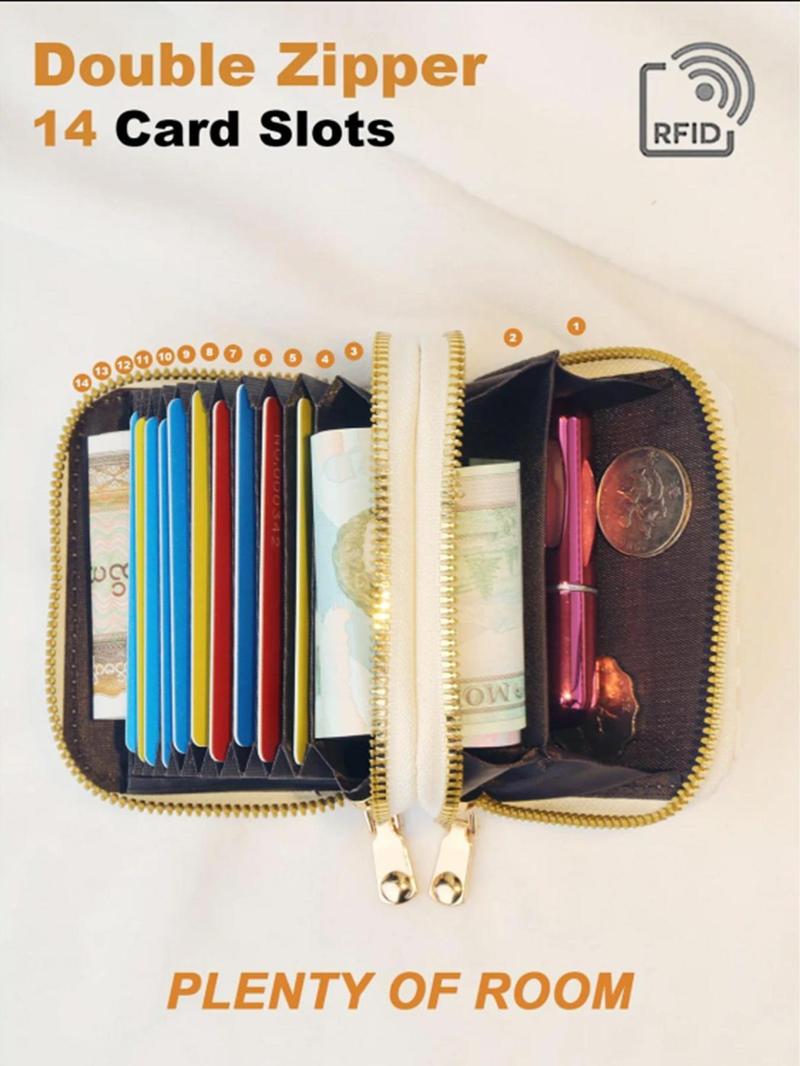 Fashion Leopard Pattern Zipper Card Holder, 2024 New Style Casual Versatile Card Holder for Women, Trendy All-match & Exquisite Card Holder for Daily Use, Purse