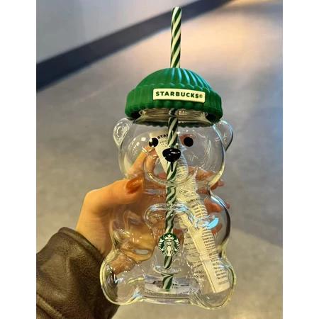 Starbucks 2026 Glass Bearista Cup Limited Edition Bear Tumbler gift new