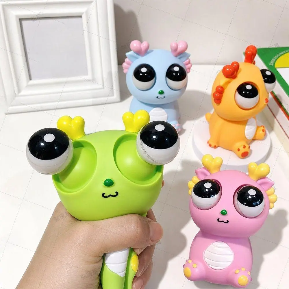 Creative Pop-up Big Eye Dragon Sensory Decompression Kid Gift Eye Dragon Dinosaur Squeeze Gazes To Vent Funny Stress Relievers