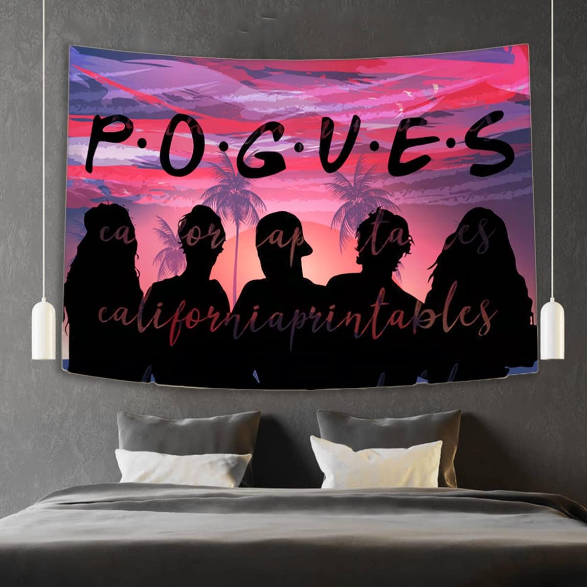 Pogue Life Tapestry Outer Banks Flag Wall Art Hanging,For Decorate Clubs Concerts Bars University Dormitories Living Rooms Bedrooms Decor Tapestry