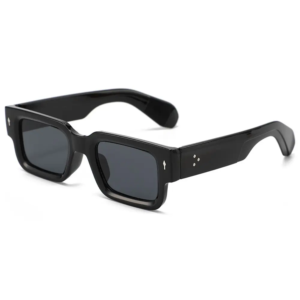 Arrow-shaped sunglasses for men, Korean style, suitable for travel and driving, stylish small-frame square men's sunglasses, men's accessories gift
