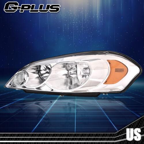 Clear Lens Headlights Left Side Fit For 06-13 Chevy Impala 06-07 Monte Carlo