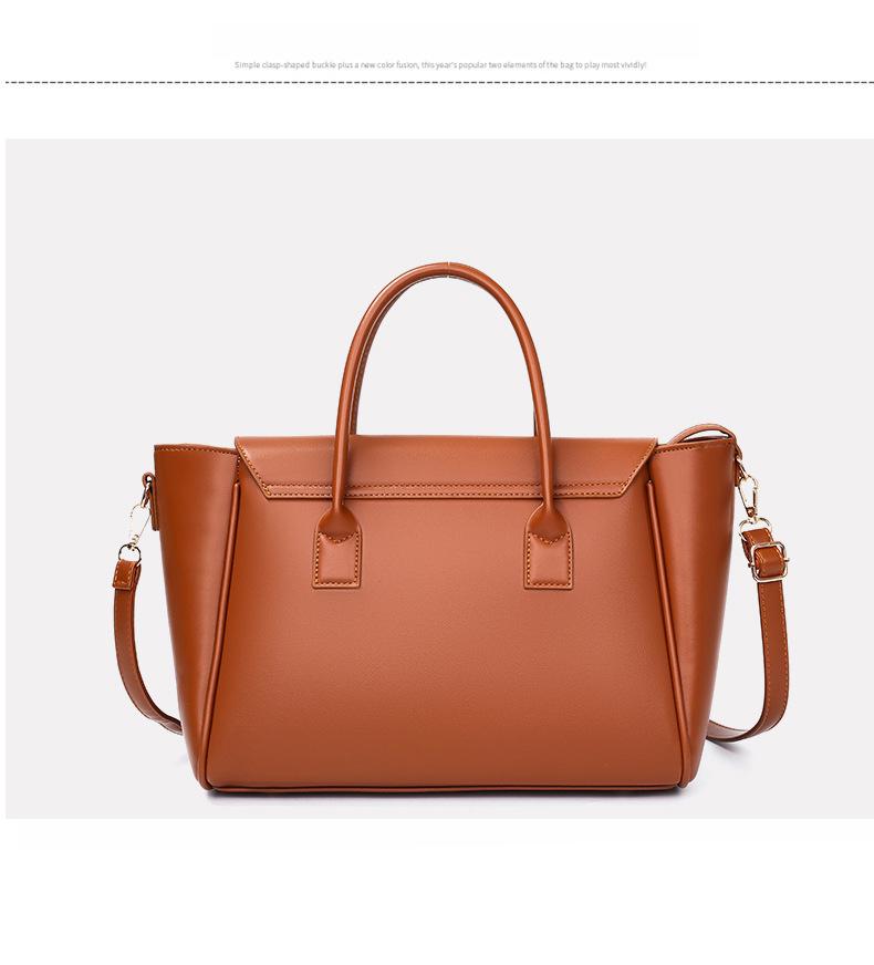 Vintage Handheld Tote Bag, New Large-Capacity Briefcase for Women, Suitable for Business Trips and Commuting