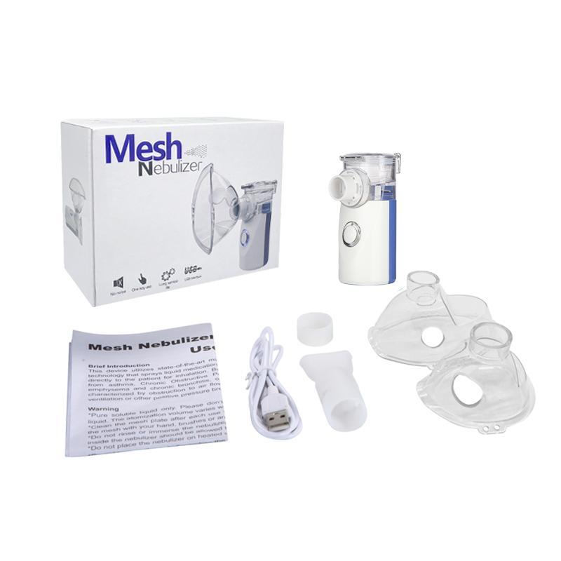 Portable Ultrasonic Air Humidifier, 1 Set Compact Air Humidifier with Double Power Mode, Facial Care Product for Home & Travel, Rechargeable Portable Humidifier