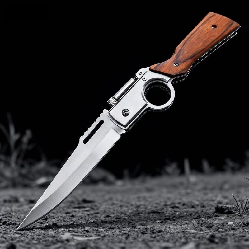 AK47 Tactical Folding Pocket Knife – 5CR13MOV Steel Blade with Secure Locking System, Compact Multipurpose EDC Tool for Hunting, Camping, Survival & Everyday Carry, Perfect Gift for Men