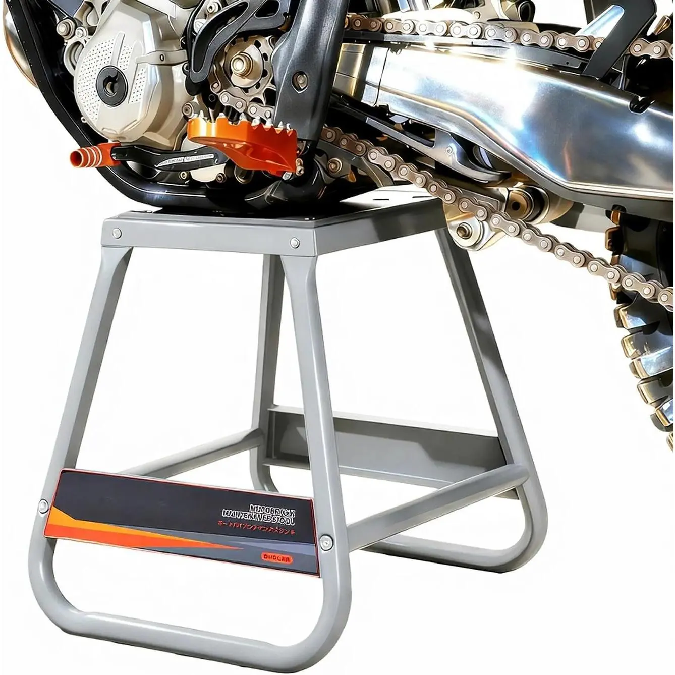 Dirt  Stand Detachable Stand for   Ebikes-Gray | Anti-skid Heavy Duty Maintenance  Stand for  Dirt  like Surron CR250 EXC 250 CRF230 YZ250F KX100 KLX110