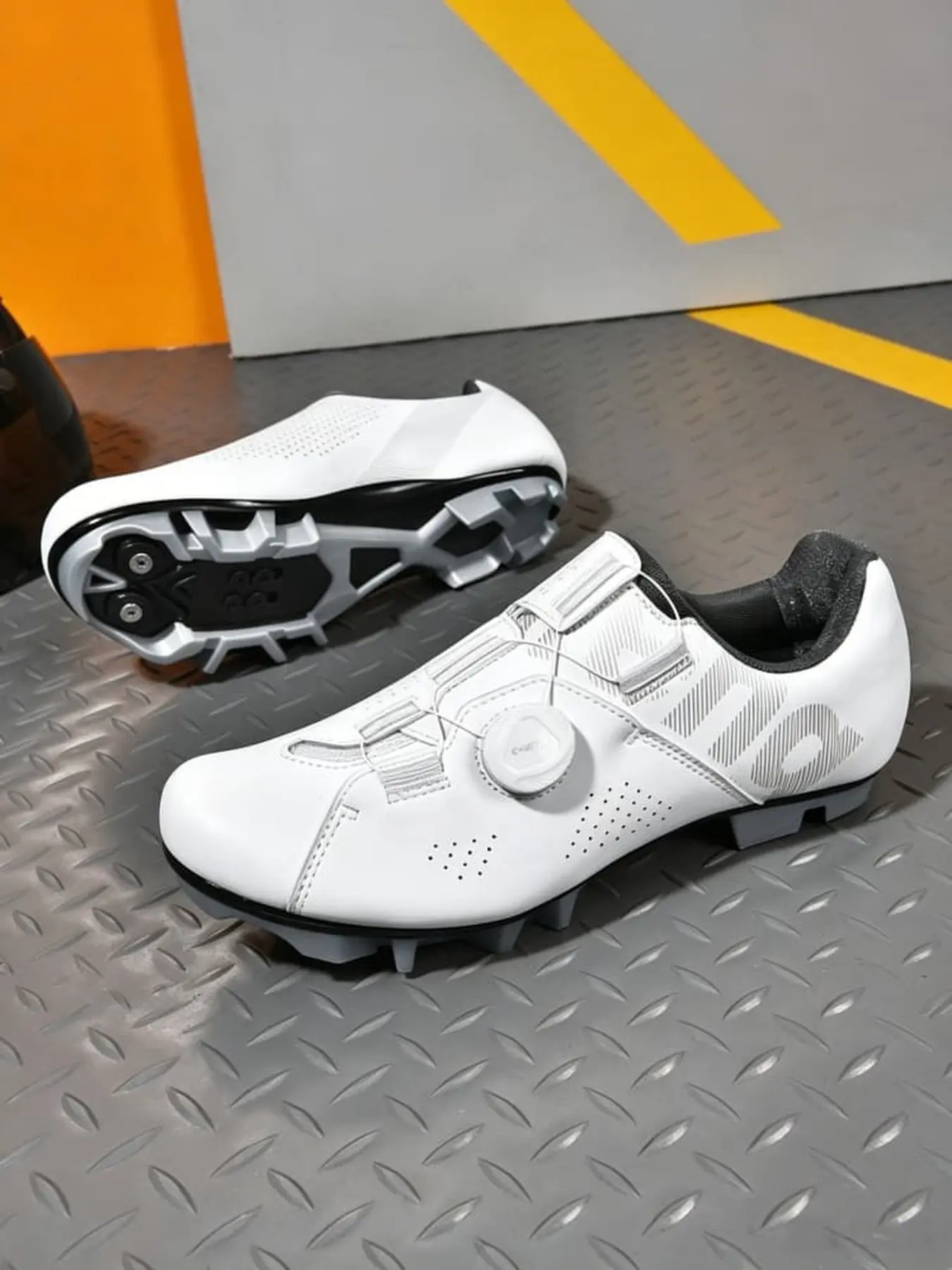 Unisex Dynamic Sport Bike Lock Shoes Protective Toe Firm Support For Outdoor Fitness Daily Cycling