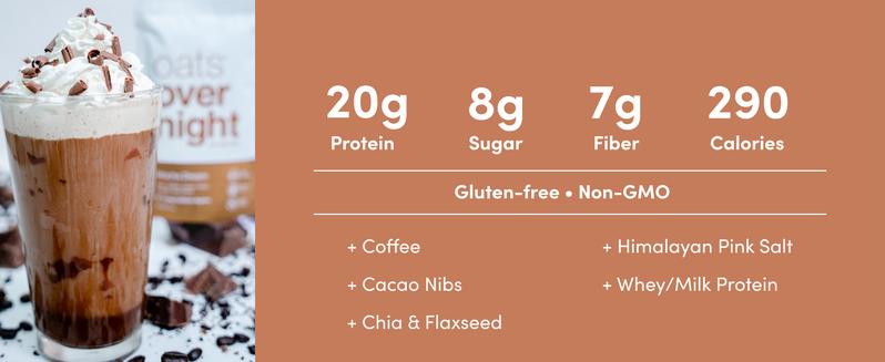 Creamy Overnight Oats Variety (16 + Shaker)  High Protein 5g Fiber, Green Apple Cinnamon  Coconut Cream Pie