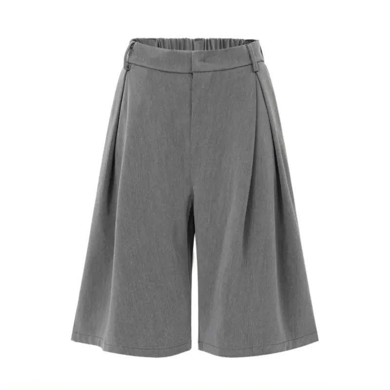 Men’s summer side-pleated suit shorts are equipped with three-dimensional pleats on both sides. Made of draping and wrinkle-resistant fabric, they fit daily outfits and light-business dressing perfectly. # Summervibes