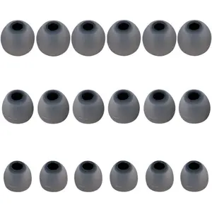 Replacement Silicone Earbud Tips Eargels Earbud Caps 9 Pairs S M L