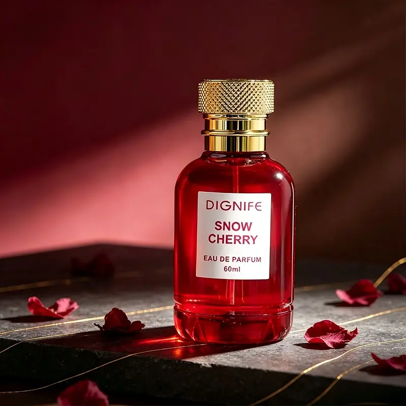 Cherry Blossom Floral Fragrance for Women, Contains Jasmine Rose Sandalwood Notes, Long-Lasting Scent, 60ML Liquid Perfume