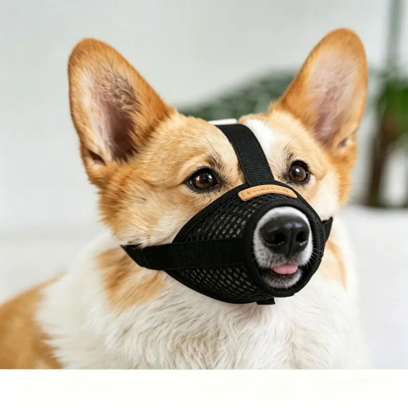 Bestselling Dog Bite Guard, Soft Breathable Mesh, Adjustable and Comfortable, Prevents Biting and Barking, Allows Drinking
