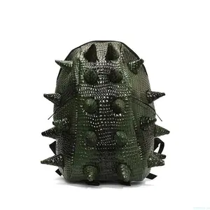Fashion Cool 3D Hedgehog Shaped Backpack, Funny Unique Spine Protruding Design Knapsack, Trendy Sea Cucumber Style Outdoor Cycling Streetwear Bag draw string mesh lightning mcqueen