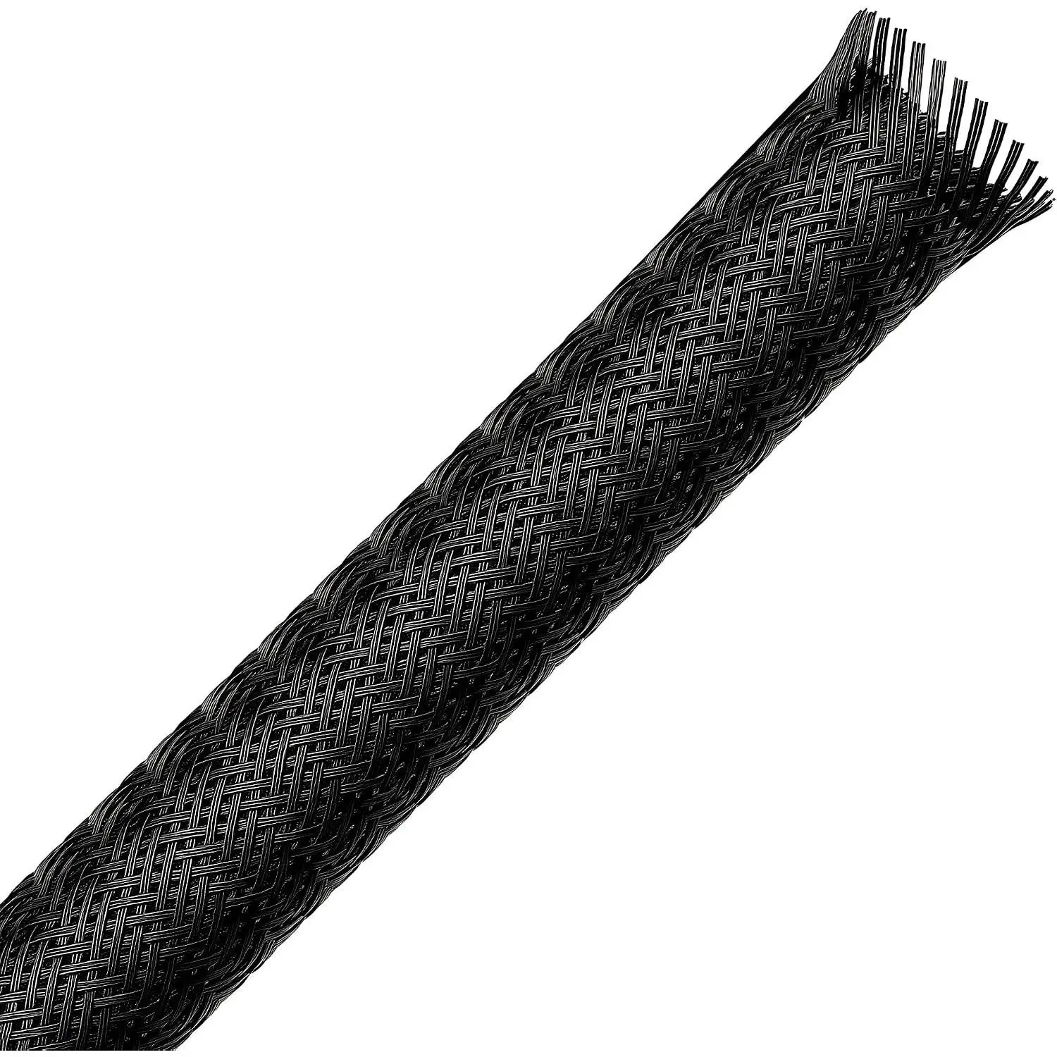 1/4" 10ft Black Expandable Braided  Sleeve  | Wire Sleeve for  Management, Abrasion & Heat Resistant, Easy Install & Cut, Ideal for  &  Use