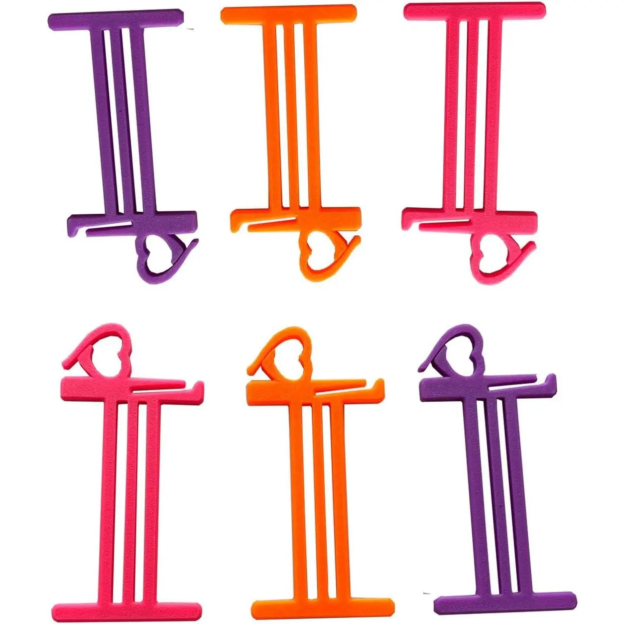 Large Yarn Bobbins for Crochet, 6 count Yarn Bobbin with  Marker Preventing Tangles, 4'' Yarn Thread Bobbins for Knitting, 3 Color