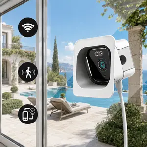 2K Window Camera, Indoor WiFi Security Camera with 2.4GHz & 5GHz Dual-Band WiFi, Color Night Vision, Motion Detection, Two-Way Audio,Security Camera for Home,IP Camera