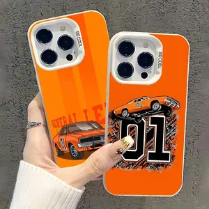 G-General L-Lee D-Dukes of H-Hazzard Phone Case, Classic TV Muscle Car Fan Protective Cover Compatible with iPhone 11-17 Pro Max/Plus & Samsung Galaxy S23-S25